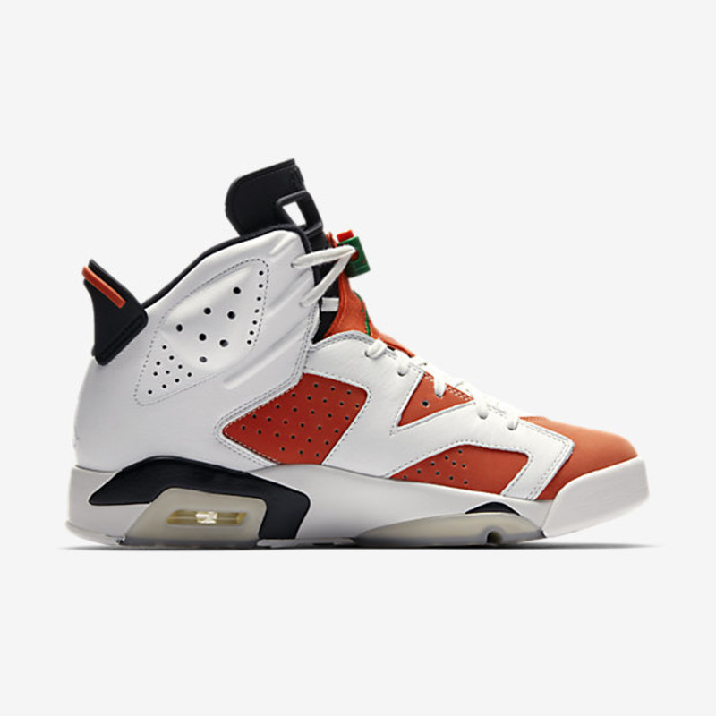 Jordan retro 6 discount orange and white